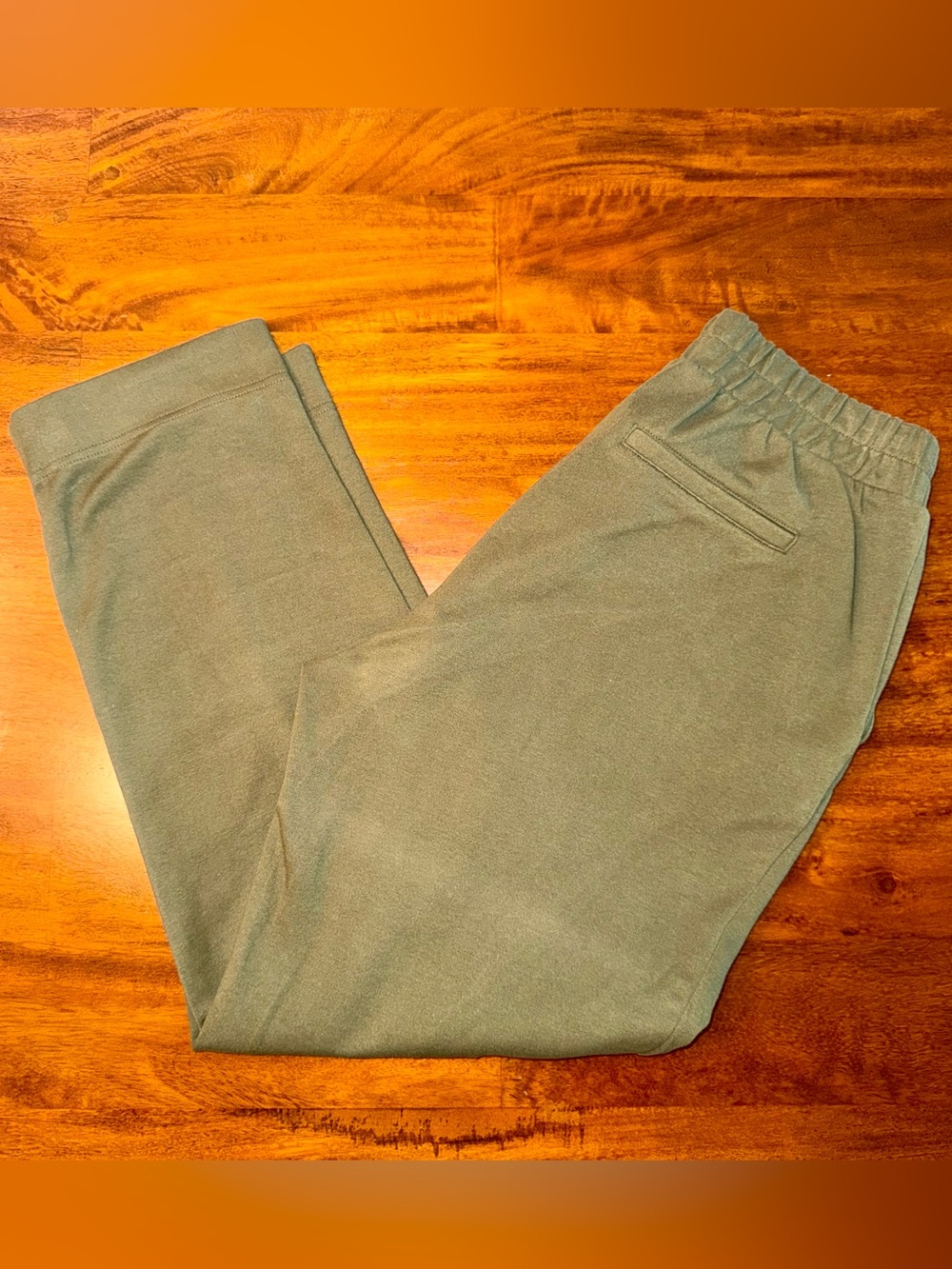 A New Day High-Rise Pintuck Jogger Pants Olive Green Size M